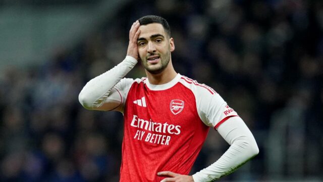 Merino, do Arsenal, será submetido a uma cirurgia no pé, Merino, do Arsenal, será submetido a uma cirurgia no pé, fora de ação por “período indeterminado”