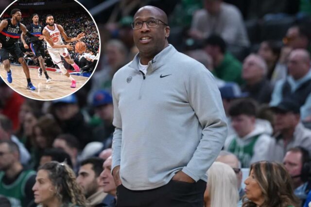 O técnico Mike Brown está desafiando seu time dos Knicks a mostrar orgulho e a não permitir que os Pistons levem a melhor sobre eles novamente.