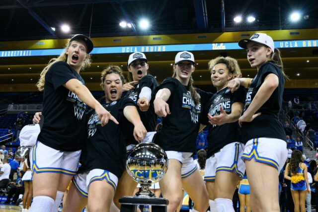 Mulheres da UCLA conquistam o título de basquete da Big Ten em emocionante dia do último ano
