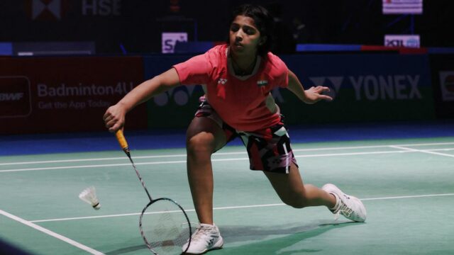 Mulheres indianas eliminadas do Campeonato Asiático por Equipes de Badminton e perdem por 0-3 para a China
