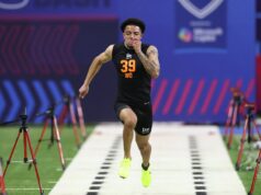 NFL Combine: tempos mais rápidos de 40 jardas, todas as posições Mississippi State WR Brenen Thompson