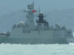 Navios de guerra chineses chegaram a 10 km das águas australianas Navios de guerra chineses chegaram a 10 km das águas australianas