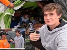 Nick Shirley encontra família de migrantes com crianças morando em uma barraca em Skid Row Nick Shirley encontra família de migrantes com crianças morando em uma barraca em Skid Row