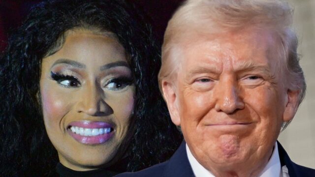 Nicki Minaj posta fotos de si mesma com Donald Trump Nicki Minaj Donald Trump Getty 2