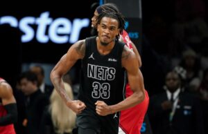 Noah Clowney, do Nets, sofreu um arranhão tardio após torcer o tornozelo esquerdo Noah Clowney, flexionando durante a vitória do Nets sobre o Bulls no início da semana, não jogou na derrota por 115-110 para o Pacers em 11 de fevereiro de 2026 no Barclays Center.