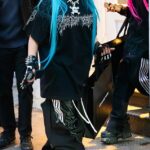 North, 12 anos, filha pré-adolescente de Kim Kardashian e Kanye West, está prestes a lançar sua própria marca de moda e joias; North é fotografado no sábado em Nova York