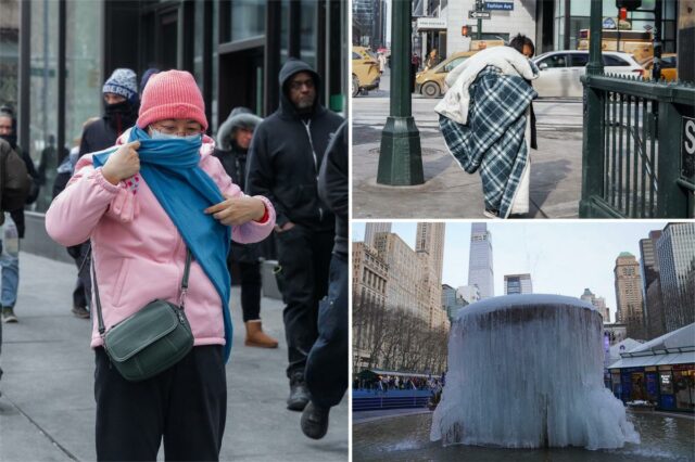 Nova York é mais fria que a Antártida, já que o pior frio do inverno em 20 anos atinge o Nordeste
