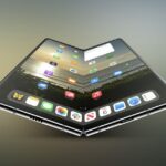 Renderização dobrável do iPhone