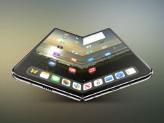 Novas especificações do iPhone Fold reveladas, incluindo design, câmeras e muito mais Renderização dobrável do iPhone
