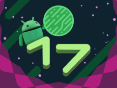 O Android 17 corrige uma de nossas maiores frustrações, abrindo caminho para laptops Android Um smartphone dobrável exibindo uma interface de desktop Android 17 com janelas flutuantes, uma barra de tarefas e um teclado virtual e trackpad