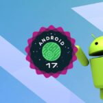 Uma imagem destacando a linha do tempo do Android 17.