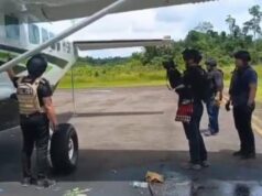 O Brigadeiro General Faizal disse que o avião da Smart Air foi alvejado por 20 pessoas da KKB O Brigadeiro General Faizal disse que o avião da Smart Air foi alvejado por 20 pessoas da KKB