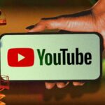 A página inicial do YouTube fica escura nesta captura de tela