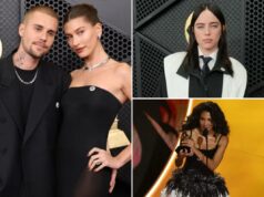 O acessório mais moderno da cerimônia do Grammy deste ano? Santimônia O acessório mais moderno da cerimônia do Grammy deste ano? Santimônia