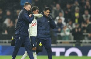 O ala do Tottenham, Odobert, afastado dos gramados devido a ruptura do ligamento cruzado anterior O ala do Tottenham, Odobert, afastado dos gramados devido a ruptura do ligamento cruzado anterior