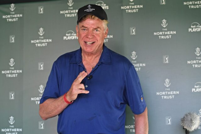 O atirador do vilão 'Happy Gilmore' McGavin reage depois que o streamer é banido vitalício do PGA Tour
