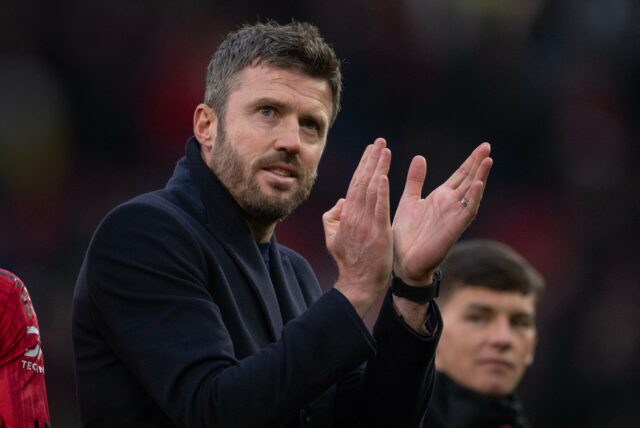 Michael Carrick e Ruben Amorim como dirigentes do Man Utd dividem imagem