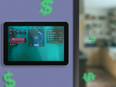 O brilho do tablet vintage que me economizou US$ 200 Dois tablets Android vistos de trás com várias notas de dólar ao redor