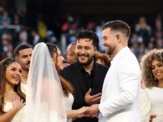 O casamento durante o show do intervalo de Bad Bunny foi real. O estilista conta como isso aconteceu Programa do intervalo do Apple Music Super Bowl LX