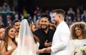 O casamento durante o show do intervalo de Bad Bunny foi real. O estilista conta como isso aconteceu Programa do intervalo do Apple Music Super Bowl LX