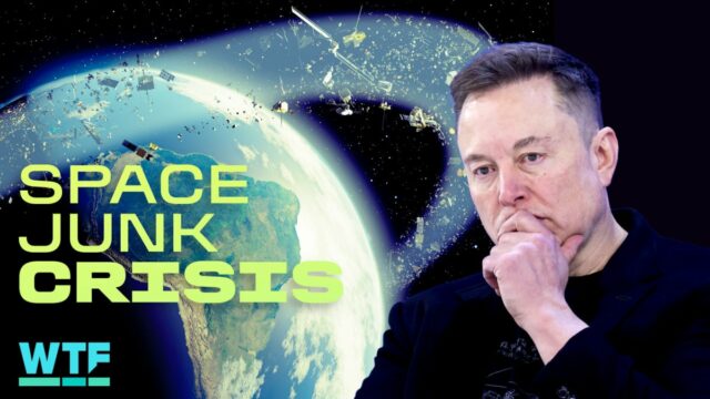 O cenário apocalíptico do lixo espacial está se aproximando
