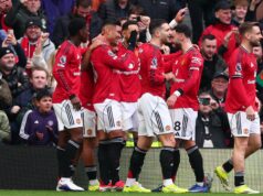 O desempenho dominante da estrela do Man Utd contra o Fulham foi agridoce, Ineos enfrenta uma tarefa enorme – Opinião Casemiro comemora com seus companheiros durante a partida de futebol da Premier League entre Manchester United e Fulham, em Old Trafford, em Manchester, Inglaterra, em 2026.
