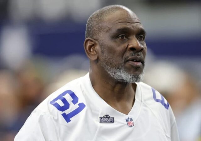 O ex-astro do Dallas Cowboys, Nate Newton, tem uma mensagem Foto de Aaron Schwartz/Getty Images