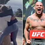 O ex-campeão do UFC Cain Velasquez se reúne com a família após ser libertado da prisão por atirar no suposto agressor do filho