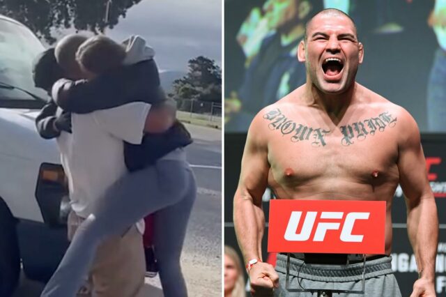 O ex-campeão do UFC Cain Velasquez se reúne com a O ex-campeão do UFC Cain Velasquez se reúne com a família após ser libertado da prisão por atirar no suposto agressor do filho