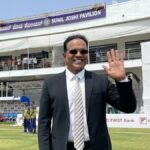 O ex-fiandeiro da Índia e Karnataka, Sunil Joshi, foi felicitado em Hubballi