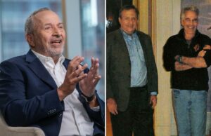 O ex-presidente de Harvard, Larry Summers, renunciará totalmente à Ivy League por causa dos laços com Jeffrey Epstein Larry Summers falando durante uma entrevista em Nova York.