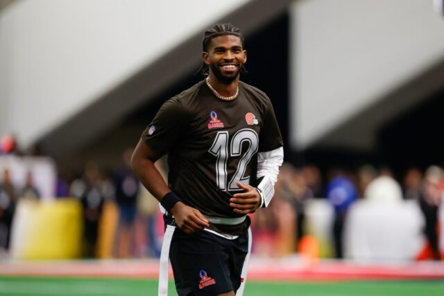 Cleveland Browns quarterback Shedeur Sanders.