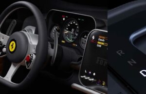 O interior de Jony Ive Ferrari pode ser um vislumbre do Apple Car que nunca existiu O interior de Jony Ive Ferrari (mostrado) pode ser um vislumbre do Apple Car que nunca existiu