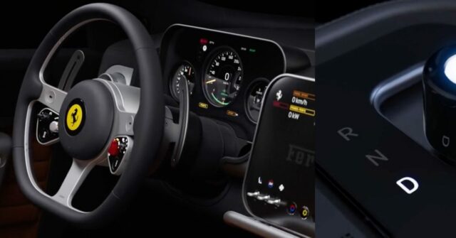 O interior de Jony Ive Ferrari (mostrado) pode ser um vislumbre do Apple Car que nunca existiu
