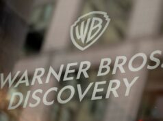 O investidor ativista Ancora se opõe publicamente ao acordo WBD-Netflix Signage at the Warner Bros. Discovery headquarters in New York