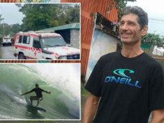 O irmão da lenda do surfe assassinada na Califórnia, Kurt Van Dyke, diz que o assassinato na Costa Rica pode ser apenas um ‘ataque aleatório’ O irmão da lenda do surfe assassinada na Califórnia, Kurt Van Dyke, diz que o assassinato na Costa Rica pode ser apenas um 'ataque aleatório'