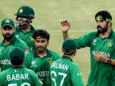 O lance de quatro postigos de Usman Tariq ajuda o Paquistão a garantir a vitória sobre a Namíbia O lance de quatro postigos de Usman Tariq ajuda o Paquistão a garantir a vitória sobre a Namíbia