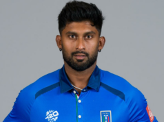 O lance de três postigos de Kalugamage restringe o Nepal a 123 corridas no Estádio Wankhede O lance de três postigos de Kalugamage restringe o Nepal a 123 corridas no Estádio Wankhede