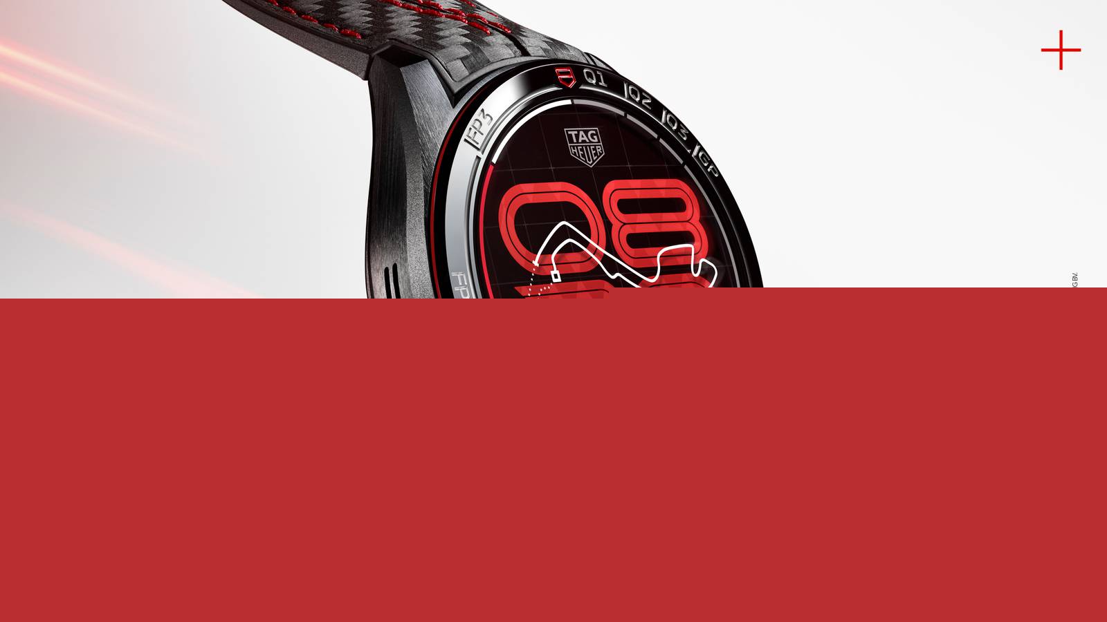 O mais recente smartwatch da Tag Heuer dá aos fãs de F1 um motivo para se divertir Uma imagem promocional do calibre Tag Heuer Connected E5 x Fórmula 1