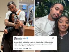 O marido de Simone Biles, Jonathan Owens, diz que quase foi assaltado em Milão nas Olimpíadas de Inverno O marido de Simone Biles, Jonathan Owens, diz que quase foi assaltado em Milão nas Olimpíadas de Inverno