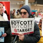 Michael Fiddelke na inauguração da loja Target SoHo em Nova York.