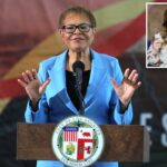 Lindsey Horvath falando no palco no IMPACT Summit da Environmental Media Association.