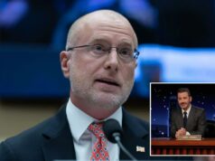 O presidente da FCC, Brendan Carr, ‘não se arrepende’ da intensa controvérsia de Jimmy Kimmel no ano passado Brendan Carr falando ao microfone.