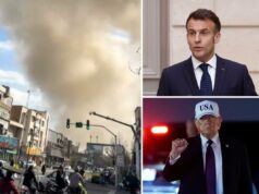 O presidente francês, Emmanuel Macron, chama o ataque de Trump ao Irã de ‘perigoso’ O presidente francês, Emmanuel Macron, chama o ataque de Trump ao Irã de 'perigoso'