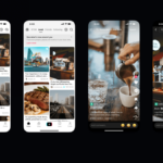 As configurações de privacidade do autor no TikTok (esquerda) e iPhone (centro, direita)