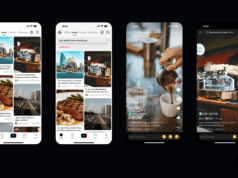 O primeiro recurso exclusivo do TikTok nos EUA é um feed local que deseja seus dados de localização As configurações de privacidade do autor no TikTok (esquerda) e iPhone (centro, direita)