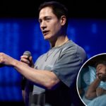 Bryan Johnson, cofundador e CEO da Blueprint, falando durante a conferência Bitcoin 2025.