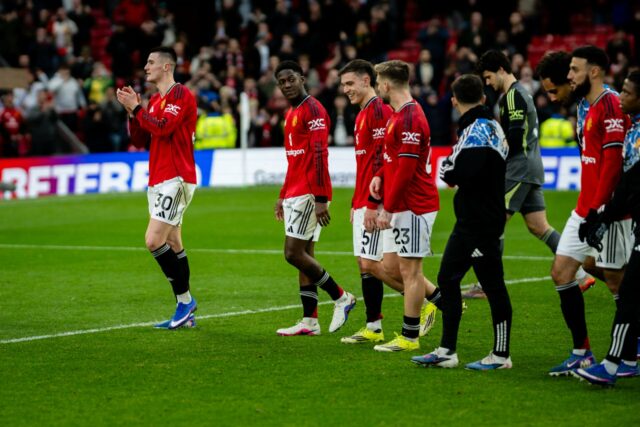 O registro preocupante de 36 minutos mostra o que o Diretor de futebol Jason Wilcox em ação durante uma sessão de treinamento do time principal no complexo de treinamento Carrington em 2025 em Manchester, Inglaterra.