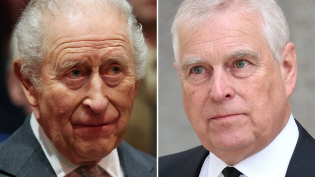 Andrew Mountbatten-Windsor, ex-príncipe Andrew, duque de York, comparece ao funeral da duquesa de Kent na Catedral de Westminster.