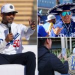 O salvador da World Series Miguel Rojas foi a estrela do DodgerFest